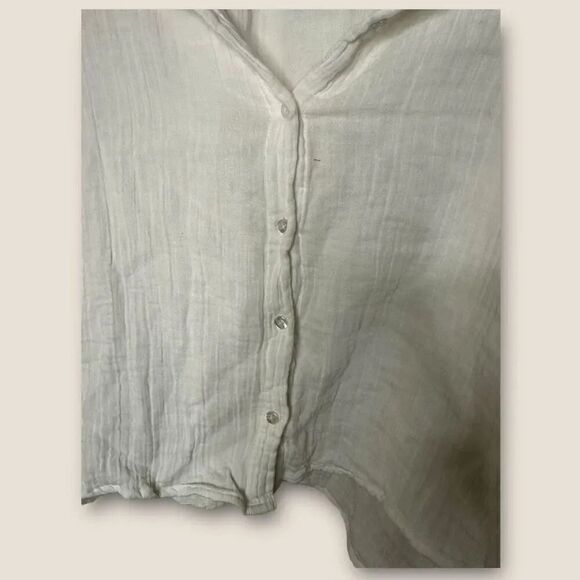 ASOS Gauze Button Down Long Sleeve Top - Picture 4 of 5